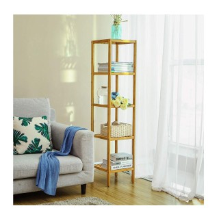 Ξύλινη Ραφιέρα Μπάνιου από Μπαμπού με 5 Ράφια 33 x 33 x 146 cm Song... Ξύλινη Ραφιέρα Μπάνιου από Μπαμπού με 5 Ράφια 33 x 33 x 146 cm Song...