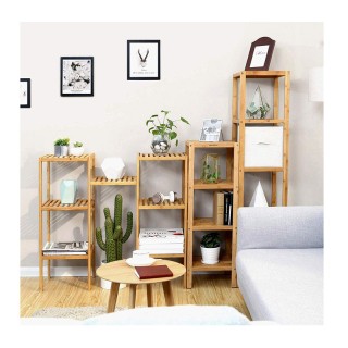 Ξύλινη Ραφιέρα Μπάνιου από Μπαμπού με 5 Ράφια 33 x 33 x 146 cm Song... Ξύλινη Ραφιέρα Μπάνιου από Μπαμπού με 5 Ράφια 33 x 33 x 146 cm Song...