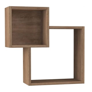 Ξύλινη Ραφιέρα με 2 Ράφια 57.5 x 20 x 57.5 cm Χρώματος Καφέ Shally ... Ξύλινη Ραφιέρα με 2 Ράφια 57.5 x 20 x 57.5 cm Χρώματος Καφέ Shally ...