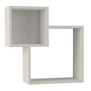 Ξύλινη Ραφιέρα με 2 Ράφια 57.5 x 20 x 57.5 cm Χρώματος Λευκό Shally... Ξύλινη Ραφιέρα με 2 Ράφια 57.5 x 20 x 57.5 cm Χρώματος Λευκό Shally...