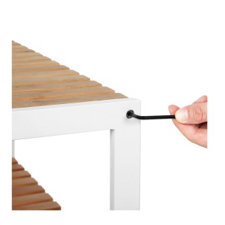 Ξύλινη Ραφιέρα Μπάνιου από Μπαμπού με 3 Ράφια 60 x 26 x 66 cm Songm...