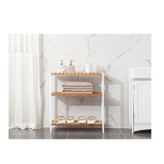 Ξύλινη Ραφιέρα Μπάνιου από Μπαμπού με 3 Ράφια 60 x 26 x 66 cm Songm... Ξύλινη Ραφιέρα Μπάνιου από Μπαμπού με 3 Ράφια 60 x 26 x 66 cm Songm...