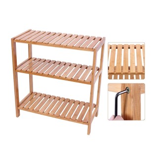 Ξύλινη Ραφιέρα Μπάνιου από Μπαμπού με 3 Ράφια 60 x 26 x 66 cm Songm... Ξύλινη Ραφιέρα Μπάνιου από Μπαμπού με 3 Ράφια 60 x 26 x 66 cm Songm...