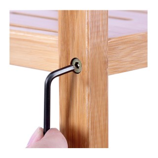 Ξύλινη Ραφιέρα Μπάνιου από Μπαμπού με 3 Ράφια 60 x 26 x 66 cm Songm... Ξύλινη Ραφιέρα Μπάνιου από Μπαμπού με 3 Ράφια 60 x 26 x 66 cm Songm...