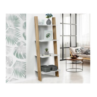 Ξύλινη Ραφιέρα - Σκάλα Τοίχου 160 x 60 x 40 cm Χρώματος Καφέ Ανοιχτ... Ξύλινη Ραφιέρα - Σκάλα Τοίχου 160 x 60 x 40 cm Χρώματος Καφέ Ανοιχτ...
