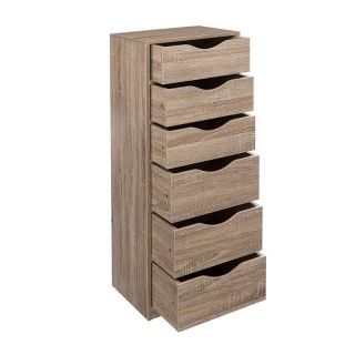 Ξύλινη Συρταριέρα Γραφείου με 6 Συρτάρια 33 x 38 x 100 cm 5Five Sim...