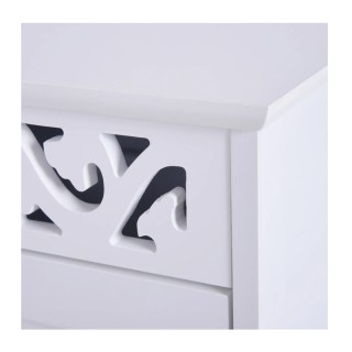 Ξύλινη Συρταριέρα Μπάνιου με 3 Συρτάρια 30 x 30 x 68.5 cm HOMCOM 83...