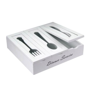 Ξύλινη Θήκη για Μαχαιροπίρουνα 3 Θέσεων 27 x 25 x 7 cm Bakaji 02835660 Ξύλινη Θήκη για Μαχαιροπίρουνα 3 Θέσεων 27 x 25 x 7 cm Bakaji 02835660