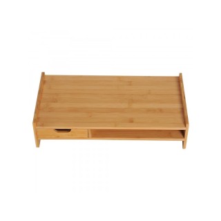 Ξύλινη Βάση από Μπαμπού για Οθόνη Υπολογιστή με 1 Συρτάρι 49 x 25.5... Ξύλινη Βάση από Μπαμπού για Οθόνη Υπολογιστή με 1 Συρτάρι 49 x 25.5...