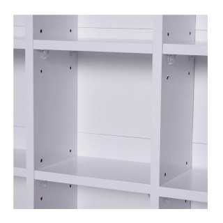 Ξύλινη Βιβλιοθήκη με 24 Ράφια 89 x 20 x 130.5 cm HOMCOM 831-040WT