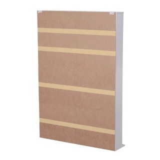 Ξύλινη Βιβλιοθήκη με 24 Ράφια 89 x 20 x 130.5 cm HOMCOM 831-040WT Ξύλινη Βιβλιοθήκη με 24 Ράφια 89 x 20 x 130.5 cm HOMCOM 831-040WT