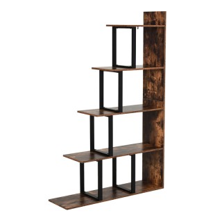 Ξύλινη Βιβλιοθήκη με 5 Ράφια 102 x 30 x 160 cm HOMCOM 836-146 Ξύλινη Βιβλιοθήκη με 5 Ράφια 102 x 30 x 160 cm HOMCOM 836-146