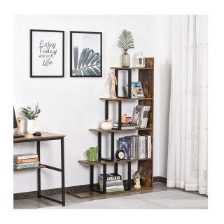 Ξύλινη Βιβλιοθήκη με 5 Ράφια 102 x 30 x 160 cm HOMCOM 836-146 Ξύλινη Βιβλιοθήκη με 5 Ράφια 102 x 30 x 160 cm HOMCOM 836-146