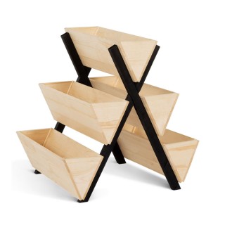 Ξύλινη Ζαρντινιέρα με 5 Διαμερίσματα 75 x 60 x 75 cm Cinco Jardikt ... Ξύλινη Ζαρντινιέρα με 5 Διαμερίσματα 75 x 60 x 75 cm Cinco Jardikt ...