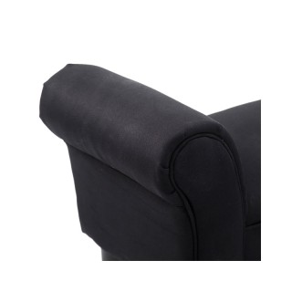 Ξύλινο Ανάκλιντρο 102 x 31 x 51 cm Χρώματος Μαύρο HOMCOM 831-135BK Ξύλινο Ανάκλιντρο 102 x 31 x 51 cm Χρώματος Μαύρο HOMCOM 831-135BK