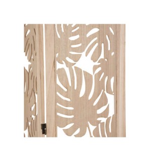 Ξύλινο Διακοσμητικό Παραβάν 106.5 x 1.5 x 165 cm Φύλλα Φοίνικα Atmo...