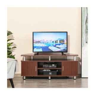 Ξύλινο Έπιπλο Τηλεόρασης 120 x 39.5 x 52 cm Χρώματος Καφέ HOMCOM 83...