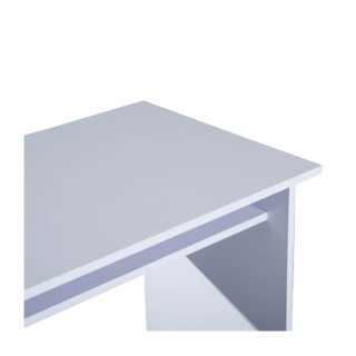 Ξύλινο Γραφείο με 1 Ράφι 90 x 50 x 74 cm HOMCOM 836-046WT Ξύλινο Γραφείο με 1 Ράφι 90 x 50 x 74 cm HOMCOM 836-046WT