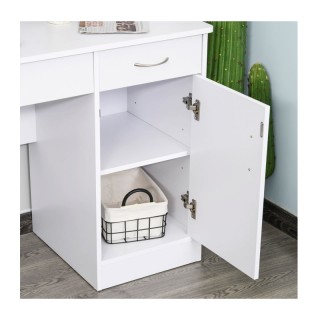 Ξύλινο Γραφείο με 2 Συρτάρια και 1 Ντουλάπι 111 x 48 x 75.8 cm HOMC... Ξύλινο Γραφείο με 2 Συρτάρια και 1 Ντουλάπι 111 x 48 x 75.8 cm HOMC...