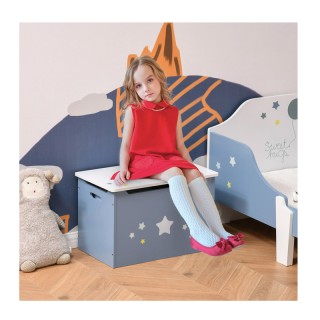 Ξύλινο Παιδικό Μπαούλο Αποθήκευσης Παιχνιδιών 55 x 34 x 35.5 cm HOM... Ξύλινο Παιδικό Μπαούλο Αποθήκευσης Παιχνιδιών 55 x 34 x 35.5 cm HOM...