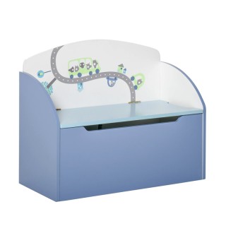 Ξύλινο Παιδικό Μπαούλο Αποθήκευσης Παιχνιδιών 60 x 30 x 50 cm HOMCO... Ξύλινο Παιδικό Μπαούλο Αποθήκευσης Παιχνιδιών 60 x 30 x 50 cm HOMCO...