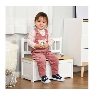 Ξύλινο Παιδικό Μπαούλο Αποθήκευσης Παιχνιδιών 60 x 30 x 50 cm HOMCO... Ξύλινο Παιδικό Μπαούλο Αποθήκευσης Παιχνιδιών 60 x 30 x 50 cm HOMCO...