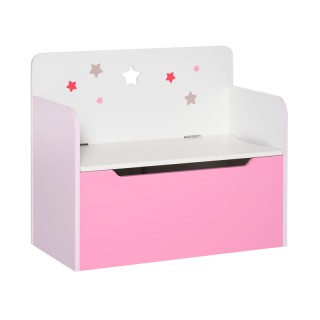 Ξύλινο Παιδικό Μπαούλο Αποθήκευσης Παιχνιδιών 60 x 30 x 50 cm Χρώμα... Ξύλινο Παιδικό Μπαούλο Αποθήκευσης Παιχνιδιών 60 x 30 x 50 cm Χρώμα...