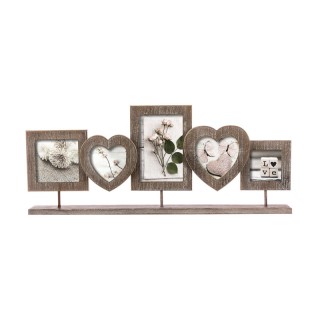 Ξύλινο Σταντ Φωτογραφιών 5 Θέσεων 22.8 x 6 x 55.5 cm Atmosphera 141233 Ξύλινο Σταντ Φωτογραφιών 5 Θέσεων 22.8 x 6 x 55.5 cm Atmosphera 141233