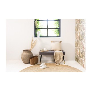 Ξύλινο Ταμπουρέ 101 x 42 x 45 cm Χρώματος Γκρι Lifa-Living 87197433...