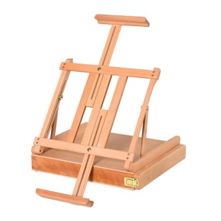 Ξύλινο Αναδιπλούμενο Καβαλέτο Ζωγραφικής 42 x 36 x 12.5/69.5 cm HOM...