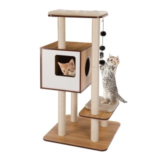 Ξύλινο Δέντρο Γάτας - Ονυχοδρόμιο 60 x 60 x 118 cm Bakaji 02814739 Ξύλινο Δέντρο Γάτας - Ονυχοδρόμιο 60 x 60 x 118 cm Bakaji 02814739