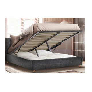 Ξύλινο Διπλό Κρεβάτι με Αποθηκευτικό Χώρο 160 x 200 cm Idomya Lulea... Ξύλινο Διπλό Κρεβάτι με Αποθηκευτικό Χώρο 160 x 200 cm Idomya Lulea...