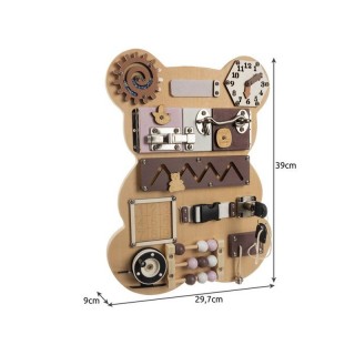 Ξύλινο Εκπαιδευτικό Παιχνίδι Αρκούδα 14 σε 1 39 x 29.7 x 9 cm Kruzz... Ξύλινο Εκπαιδευτικό Παιχνίδι Αρκούδα 14 σε 1 39 x 29.7 x 9 cm Kruzz...