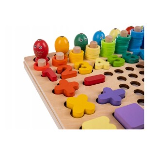 Ξύλινο Εκπαιδευτικό Παιχνίδι με Χρωματιστές Σφαίρες Αριθμητικά Σύμβ... Ξύλινο Εκπαιδευτικό Παιχνίδι με Χρωματιστές Σφαίρες Αριθμητικά Σύμβ...