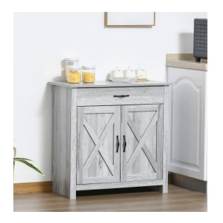 Ξύλινο Έπιπλο με 1 Ντουλάπι και 1 Συρτάρι 80 x 39.7 x 80 cm HOMCOM ...