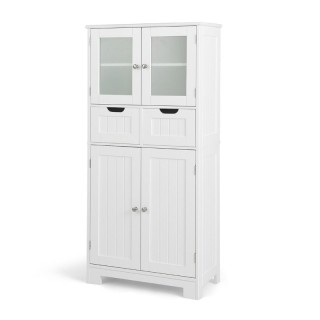 Ξύλινο Έπιπλο με 2 Ντουλάπια και 2 Συρτάρια 60 x 30 x 128 cm Costwa... Ξύλινο Έπιπλο με 2 Ντουλάπια και 2 Συρτάρια 60 x 30 x 128 cm Costwa...