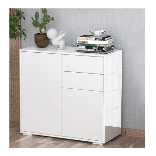 Ξύλινο Έπιπλο με 2 Ντουλάπια και 2 Συρτάρια 79 x 36 x 74 cm HOMCOM ... Ξύλινο Έπιπλο με 2 Ντουλάπια και 2 Συρτάρια 79 x 36 x 74 cm HOMCOM ...