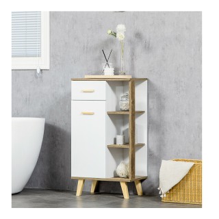 Ξύλινο Έπιπλο Μπάνιου 50 x 30 x 89 cm Kleankin 834-398