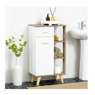 Ξύλινο Έπιπλο Μπάνιου 50 x 30 x 89 cm Kleankin 834-398