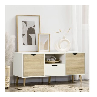 Ξύλινο Έπιπλο Τηλεόρασης 110 x 40 x 50 cm HOMCOM 838-180ND Ξύλινο Έπιπλο Τηλεόρασης 110 x 40 x 50 cm HOMCOM 838-180ND