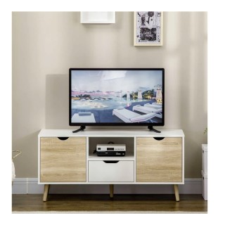 Ξύλινο Έπιπλο Τηλεόρασης 110 x 40 x 50 cm HOMCOM 838-180ND Ξύλινο Έπιπλο Τηλεόρασης 110 x 40 x 50 cm HOMCOM 838-180ND