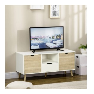 Ξύλινο Έπιπλο Τηλεόρασης 110 x 40 x 50 cm HOMCOM 838-180ND Ξύλινο Έπιπλο Τηλεόρασης 110 x 40 x 50 cm HOMCOM 838-180ND