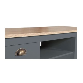 Ξύλινο Έπιπλο Τηλεόρασης 113 x 40 x 47 cm Χρώματος Γκρι Ninon Idomy... Ξύλινο Έπιπλο Τηλεόρασης 113 x 40 x 47 cm Χρώματος Γκρι Ninon Idomy...