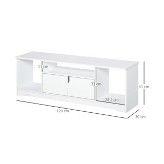 Ξύλινο Έπιπλο Τηλεόρασης 120 x 30 x 41 cm HOMCOM 833-951 Ξύλινο Έπιπλο Τηλεόρασης 120 x 30 x 41 cm HOMCOM 833-951