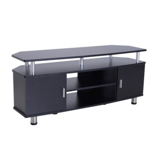 Ξύλινο Έπιπλο Τηλεόρασης 120 x 39.5 x 52 cm HOMCOM 833-324BK Ξύλινο Έπιπλο Τηλεόρασης 120 x 39.5 x 52 cm HOMCOM 833-324BK