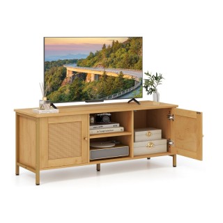 Ξύλινο Έπιπλο Τηλεόρασης 120 x 40 x 48 cm Costway HV10508OA Ξύλινο Έπιπλο Τηλεόρασης 120 x 40 x 48 cm Costway HV10508OA