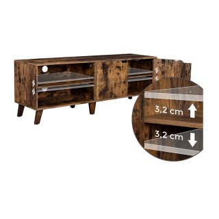 Ξύλινο Έπιπλο Τηλεόρασης 140 x 40 x 50 cm VASAGLE LTV027X01 Ξύλινο Έπιπλο Τηλεόρασης 140 x 40 x 50 cm VASAGLE LTV027X01