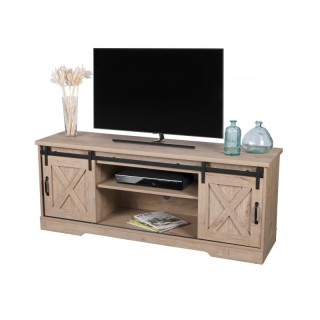 Ξύλινο Έπιπλο Τηλεόρασης 150 x 39.5 x 59.5 cm Manhattan Urban Livin...