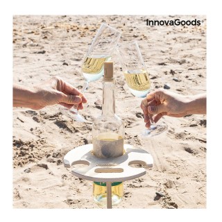 Ξύλινο Φορητό Πτυσσόμενο Τραπέζι Κρασιού Εξωτερικού Χώρου Winnek In...