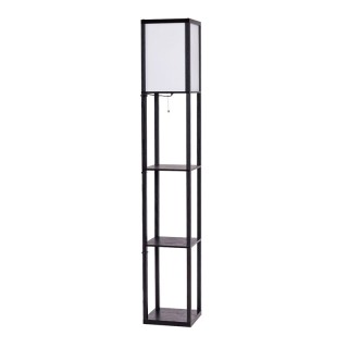 Ξύλινο Φωτιστικό Δαπέδου με 3 Ράφια Ε27 60 W Costway EU10065DE Ξύλινο Φωτιστικό Δαπέδου με 3 Ράφια Ε27 60 W Costway EU10065DE